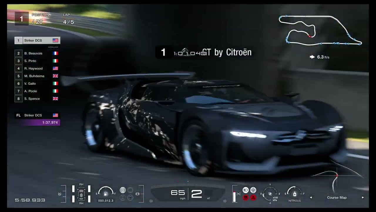 GT7 - GT by Citroën Road Car - European Clubman Cup 600 -  Deep Forest Raceway Reverse