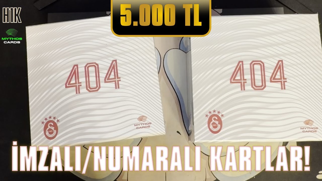 İMZALI GALATASARAY 404 KOLEKSİYON AÇILIMI!!! @mythoscards