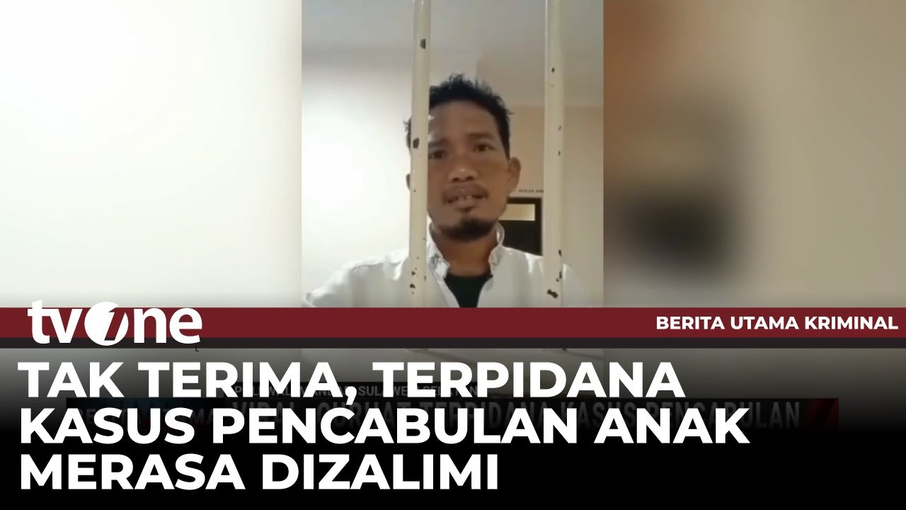 Pria Terpidana Kasus Pencabulan Curhat di Medsos Minta Keadilan Presiden dan Kapolri | tvOne