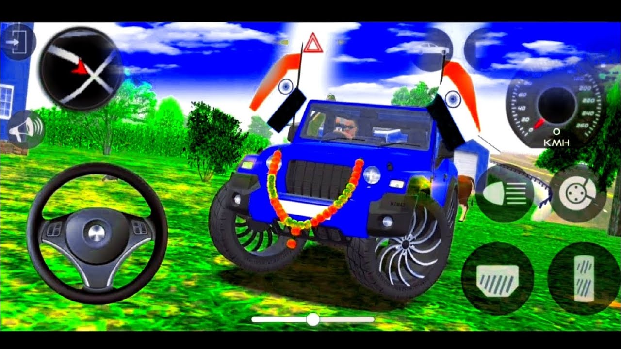 Modified Mahindra Thar😈Games:India Blue Thar (Gadi Wala Games) Car Game Android Game - #2026