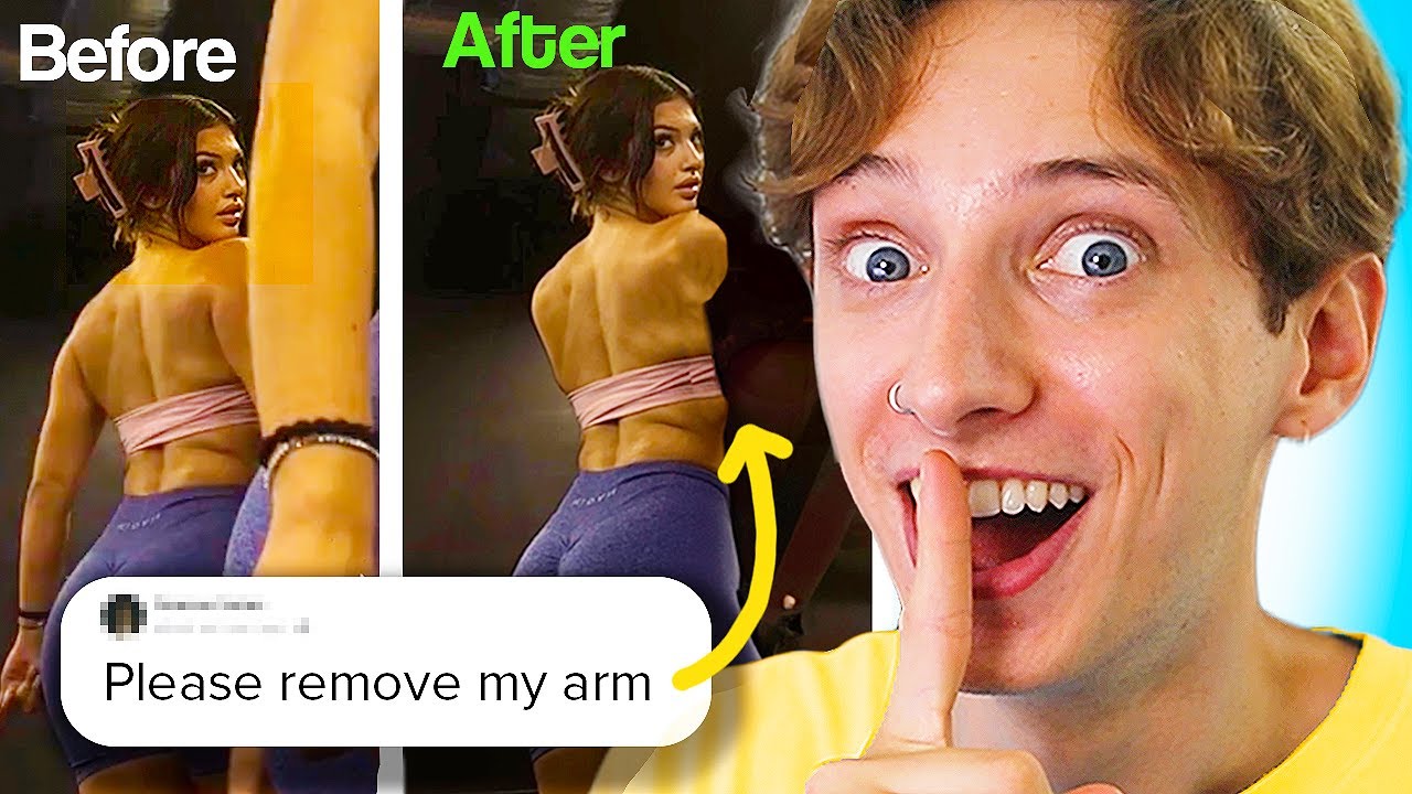 I Photoshopped Strangers Photos Badly...