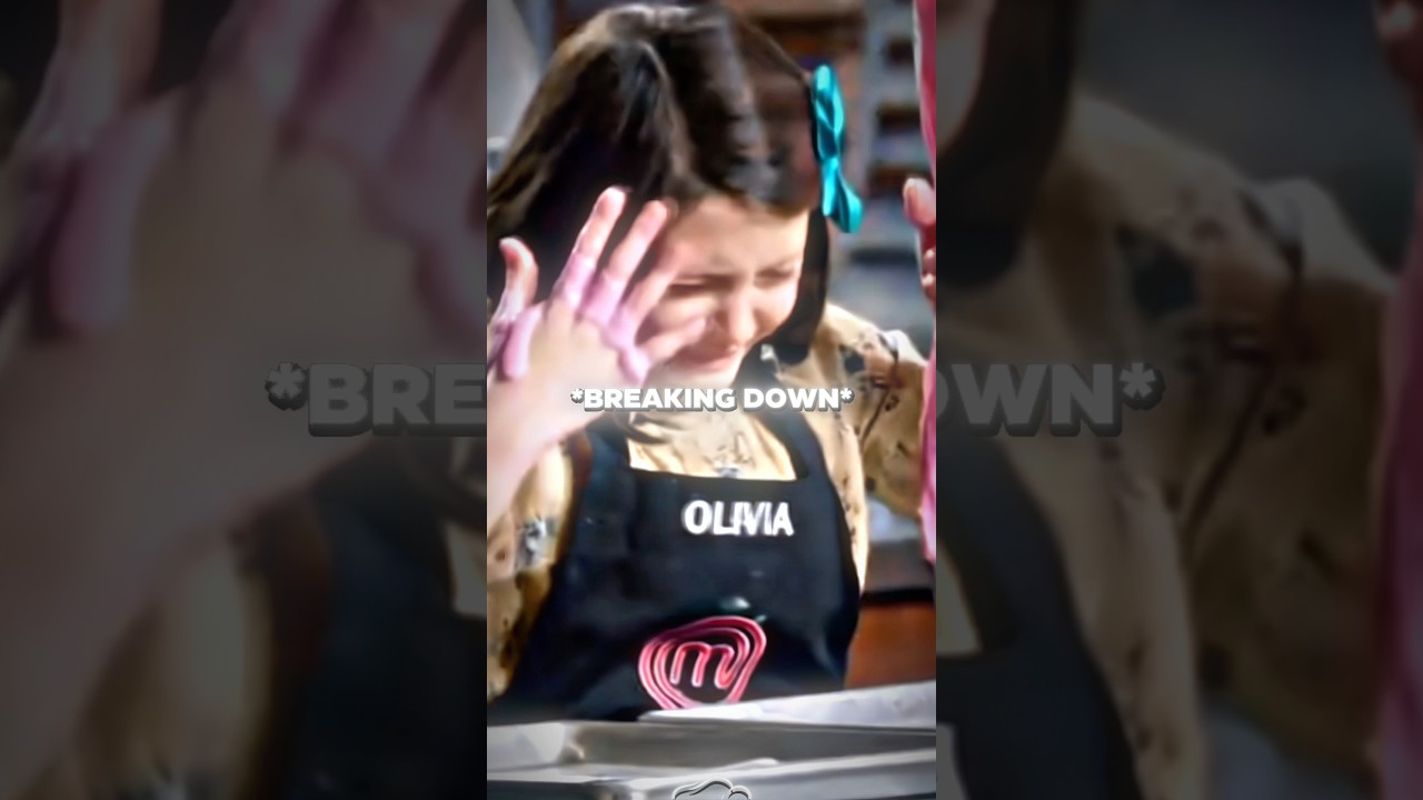 MasterChef Junior Contestant Breaks Down So Gordon Ramsay Did THIS?! 😱😳 #shorts #food #cooking