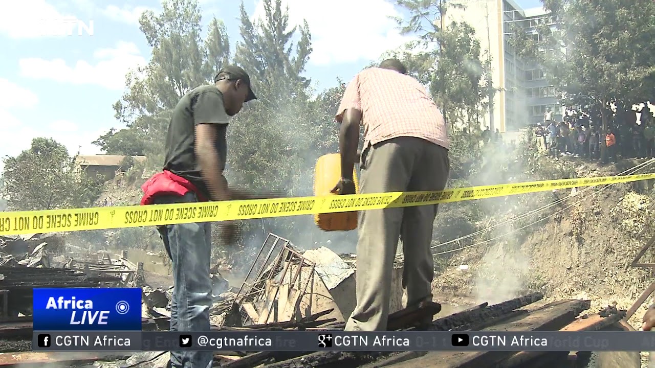 At least 15 dead as fire razes Kenyan market