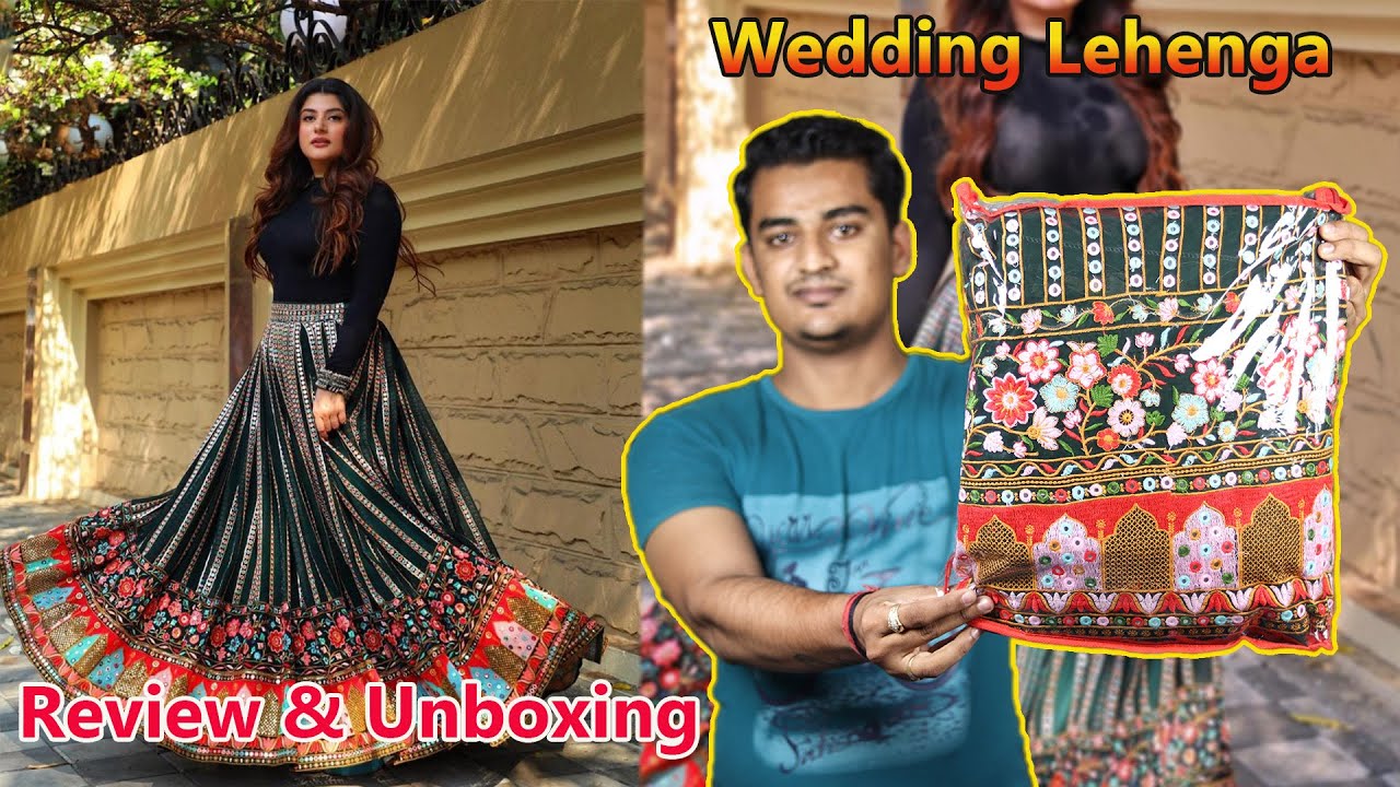 Designer Lehenga Choli for Wedding & Party Function / Lehenga Unboxing & Review