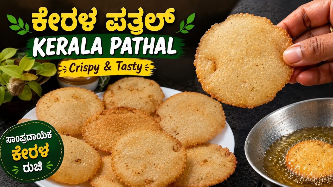 Kerala Pathal | Kerala Pathal Recipe | Easy & Crispy Evening Snack