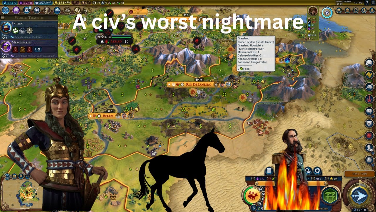 Tomyris erases second empire from the face of the Earth (Civ 6 Domination run part 4)