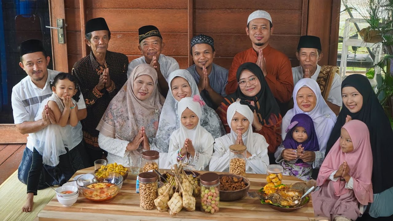 Spesial Masak Lebaran Bersama Keluarga Besar | Opor Ayam Kampung, Rendang Sapi, Ikan Gurameh Asam