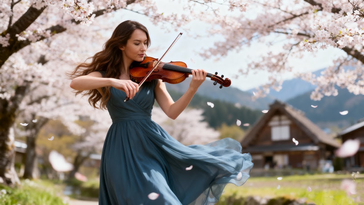 Echoes of Ancient Japan | Emotional Violin & Piano for Deep Relaxation and Peaceful Sleep