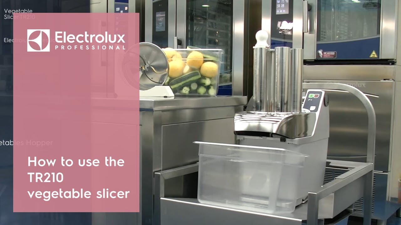 How to use the TR210 vegetable slicer | Electrolux Professional