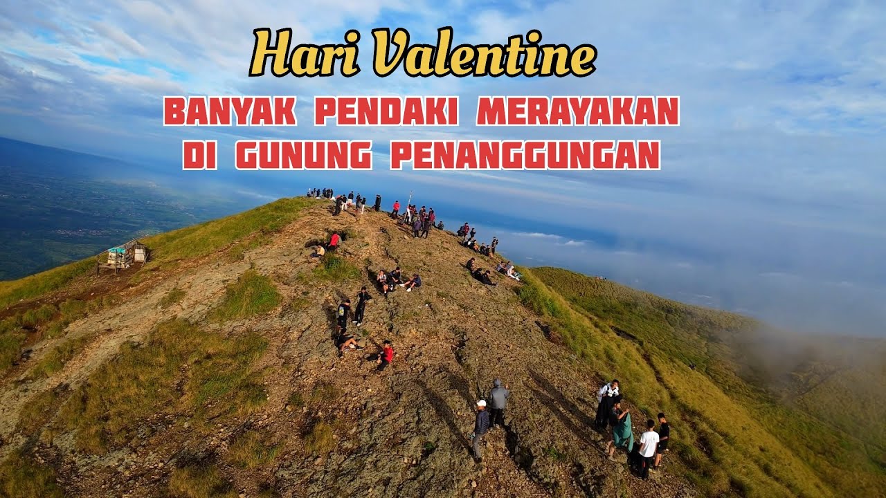 HARI VALENTINE MERAYAKAN DI PUNCAK GUNUNG PENANGGUNGAN