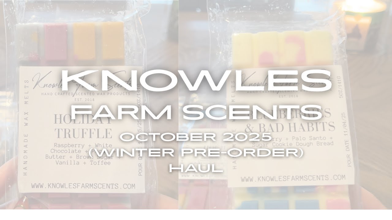 Покупки в Knowles Farm Scents 🍂❄️ | Ноты осени и зимы | Обзор аромата для прохладной погоды
