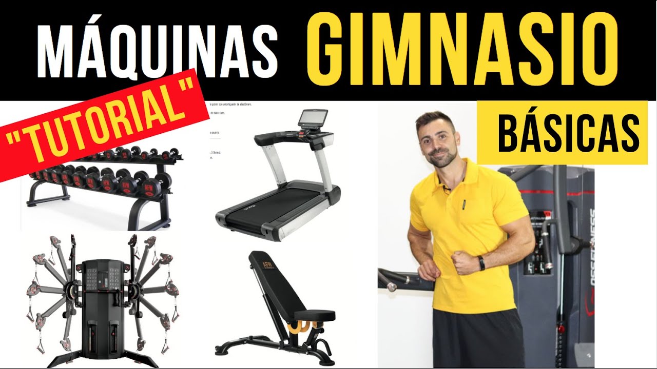 ➤  &iquest;Qu&eacute; TRABAJA cada M&Aacute;QUINA del GIMNASIO? 🤔 &iquest;Qu&eacute; RUTINA hacer en el GYM PRINCIPIANTES?