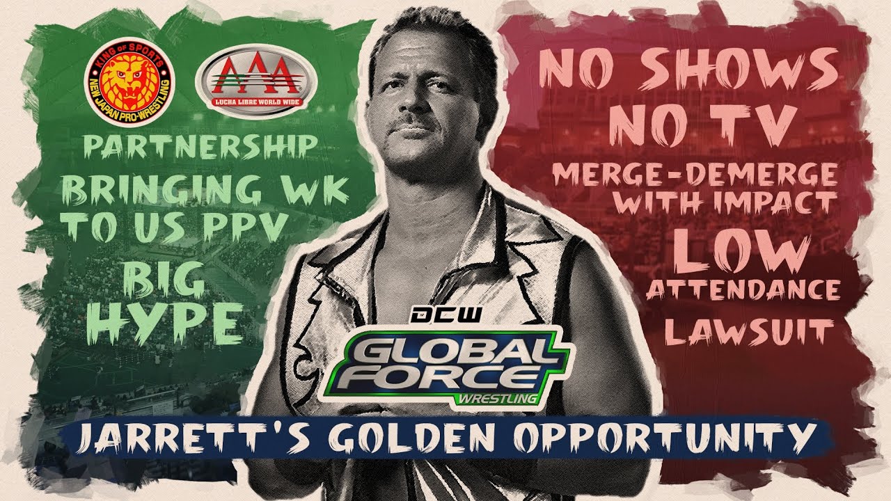 The Odd History of Global Force Wrestling #wrestling #wwe #aew #tna #nwa #aaa #njpw 