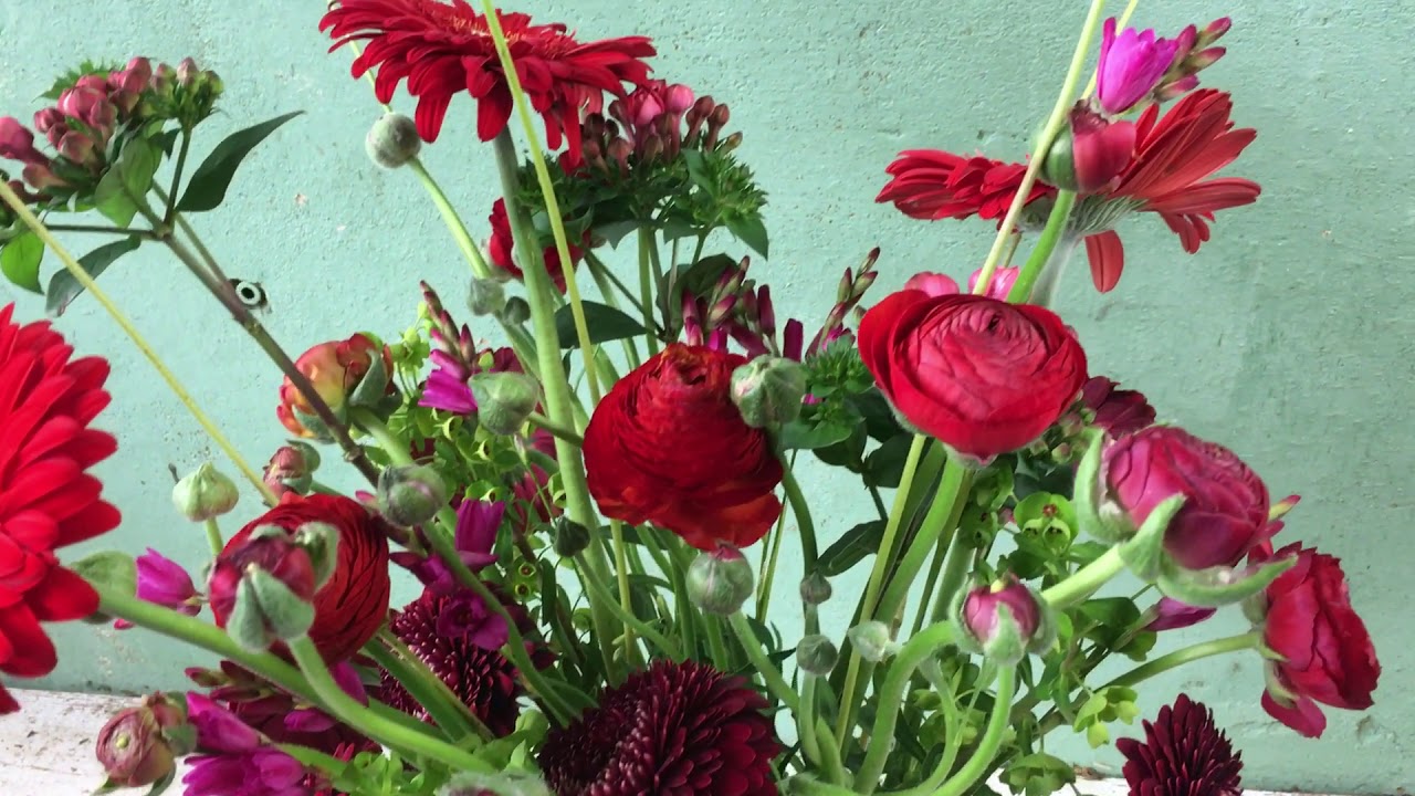 Rood plukboeket