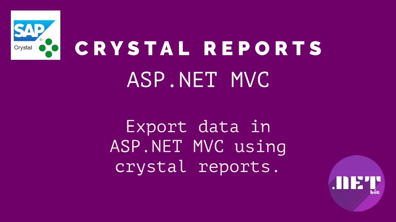 Crystal Report in ASP.NET MVC