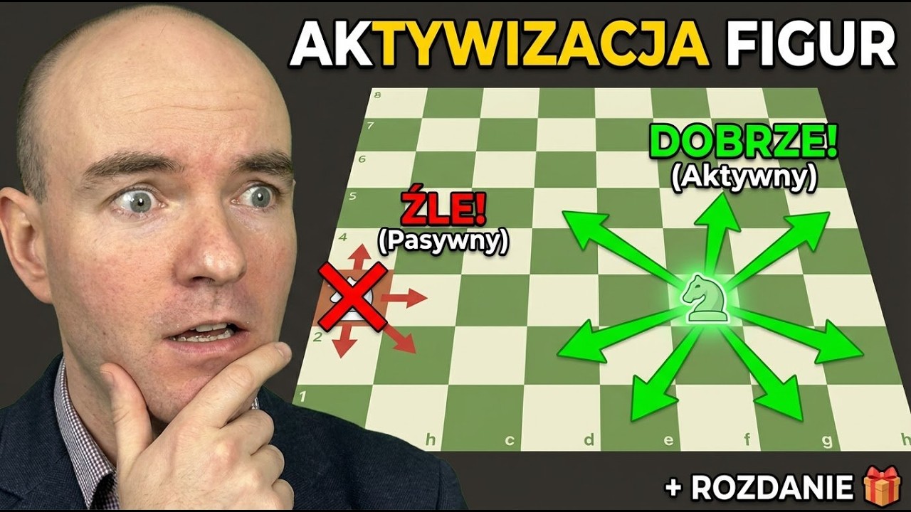 Gambit 39 wraca do szkoły. Uczę się aktywizacji figur na Chess.com