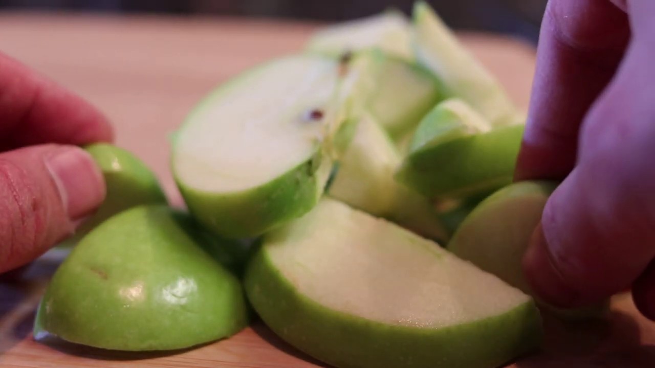 ASMR Green Apple Fruit and Eating Mukbang Relaxation