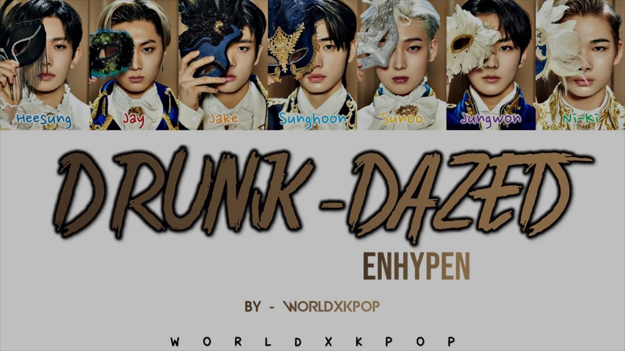 ENHYPEN - DRUNK-DAZED * KOLAY OKUNUŞ+MV(EASY LYRICS)COLOR CODED
