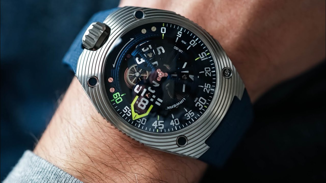 URWERK UR-150 Blue Scorpion — футуристическая машина времени, которая меняет представление о часо...