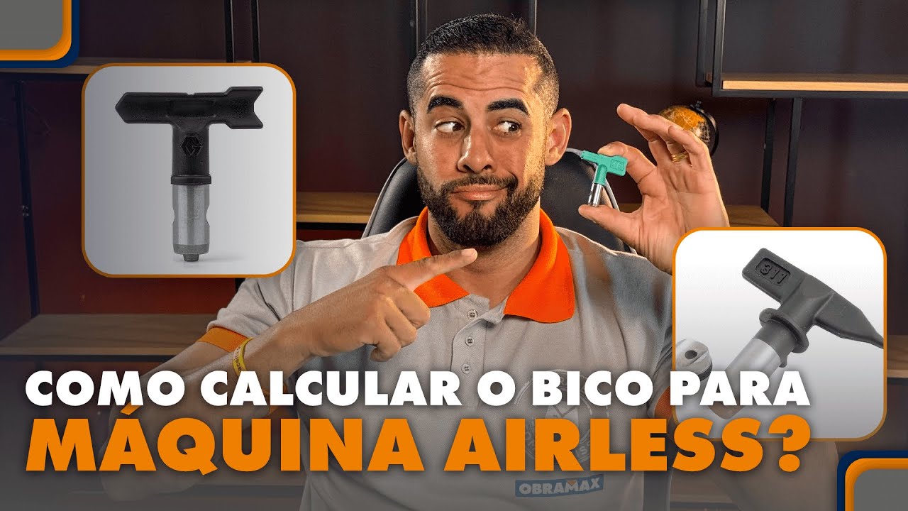 Bicos da máquina airless, como escolher?