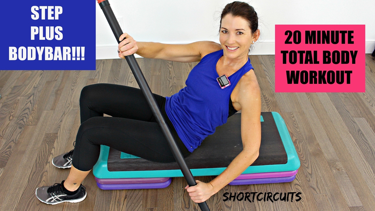STEP PLUS BODYBAR - 20 MINUTE INTERMEDIATE WORKOUT