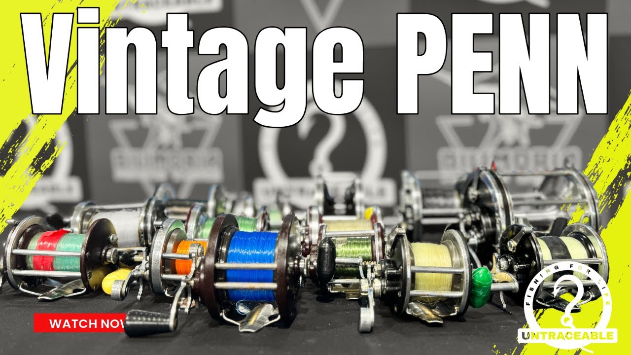 A LARGE Selection of Vintage PENN REELS for an EPIC THROWBACK THURSDAY!