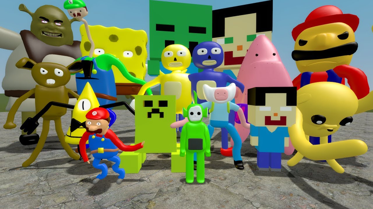 NEW ALL 3D SANIC CLONES MEMES in Garry's Mod!