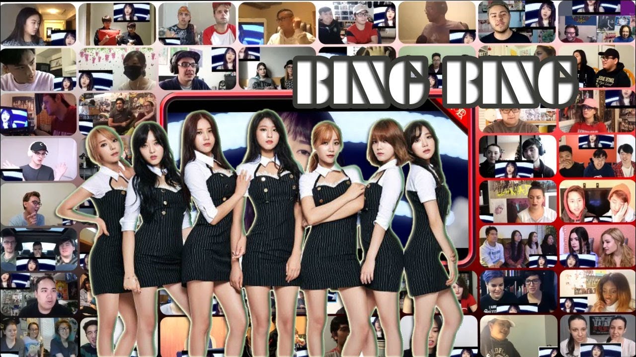 AOA-Bing Bing(에이오에이-빙빙)MV reaction mashup