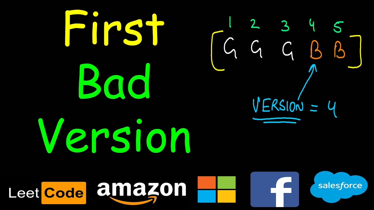 First bad version | Leetcode #278