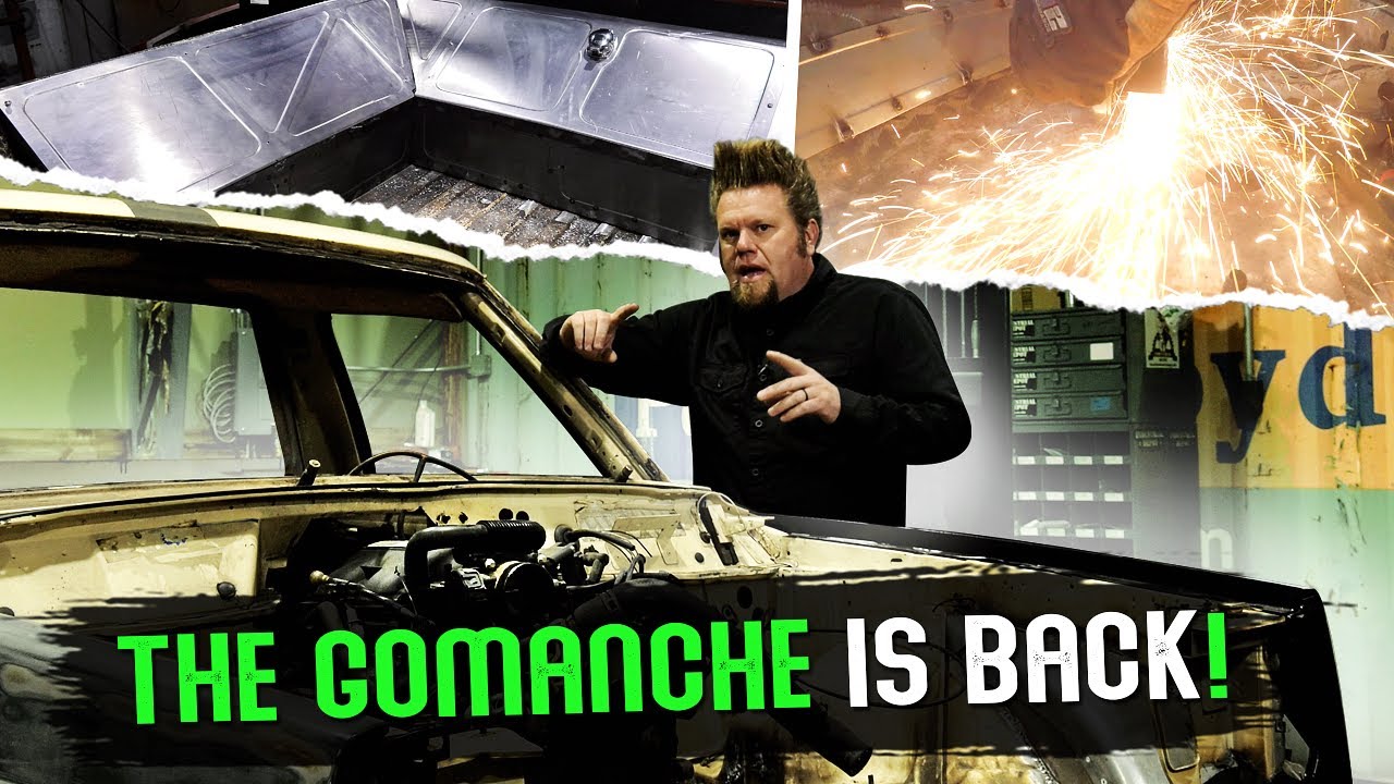 Trophy Truck Style Spare Tire Mount; Gomanche Relaunch Episode 1