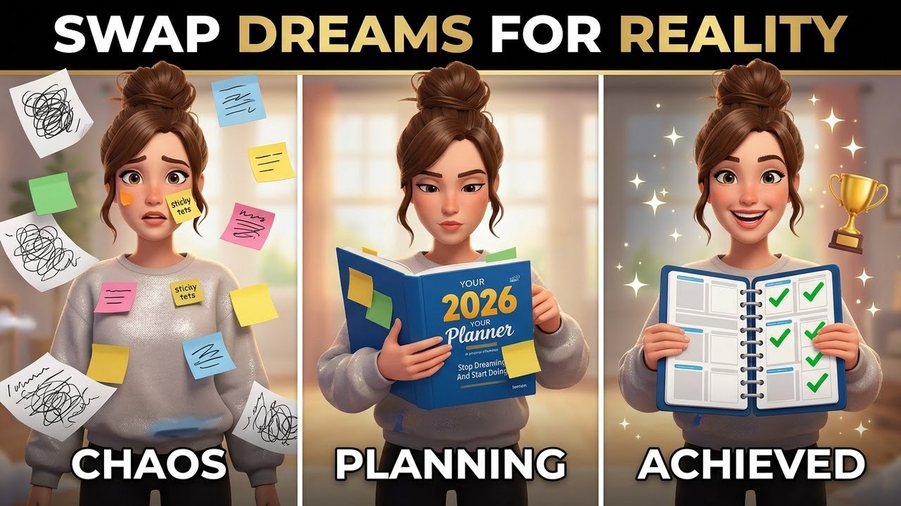 Swap DREAMS for REALITY with the 2026 Planner – Dive In!