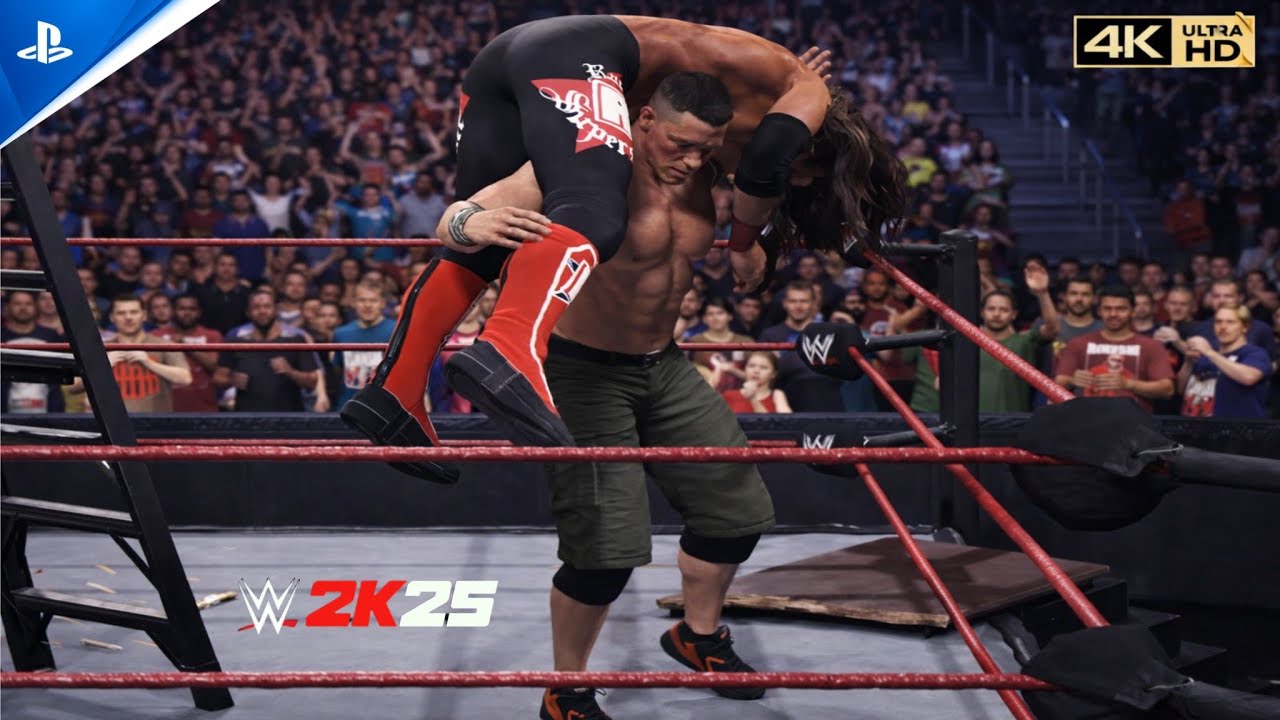 WWE 2K25 Johncena Vs Edge [WWE championship] - Ladder Match