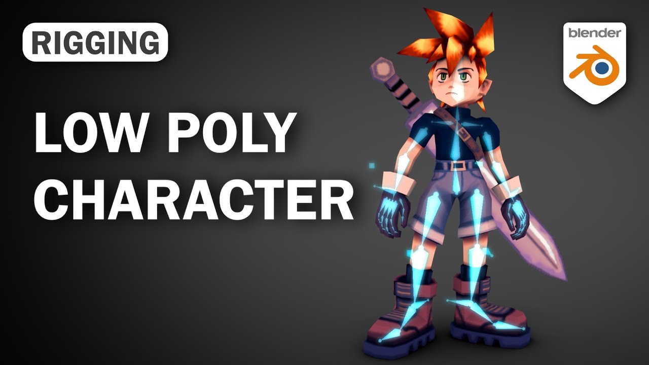 Make a Low Poly Character Part 4 - Rigging