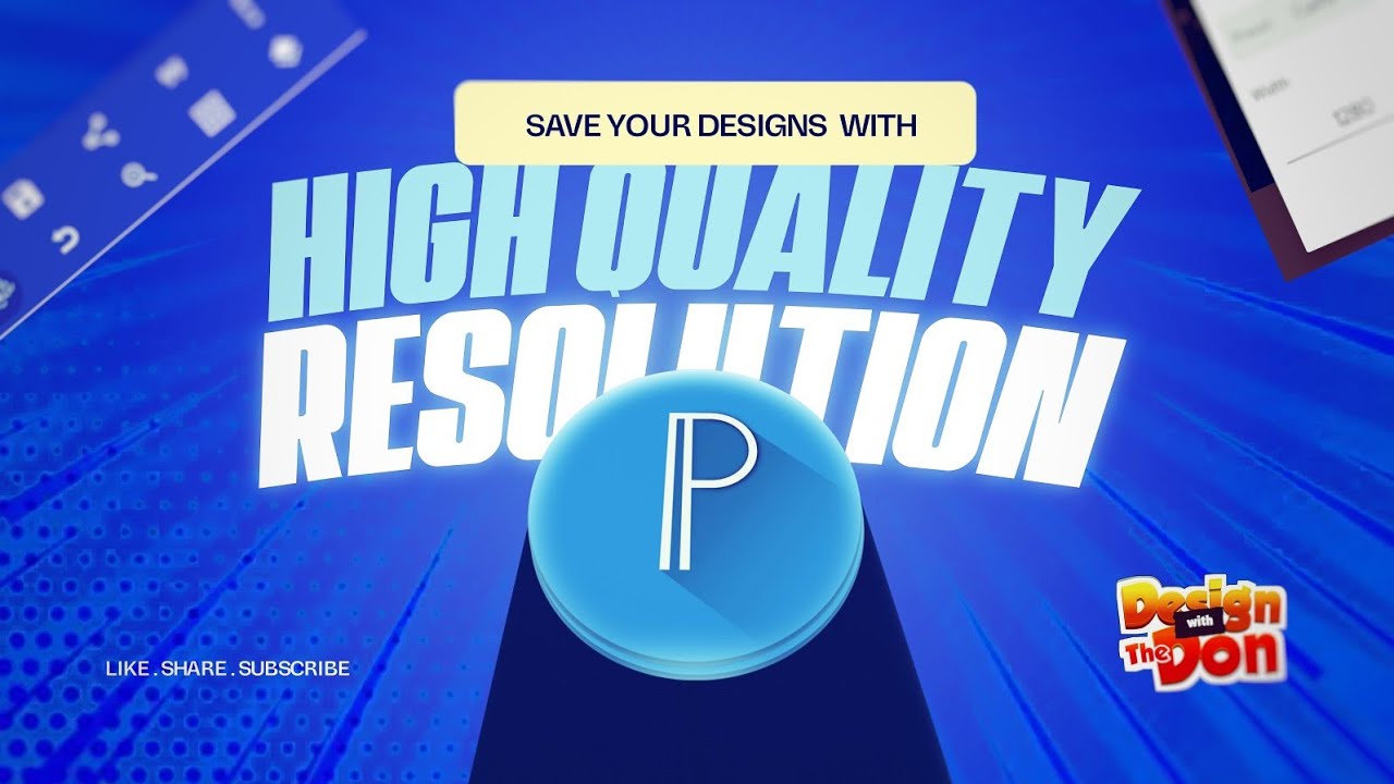How to Save your Designs with High Quality in Pixellab