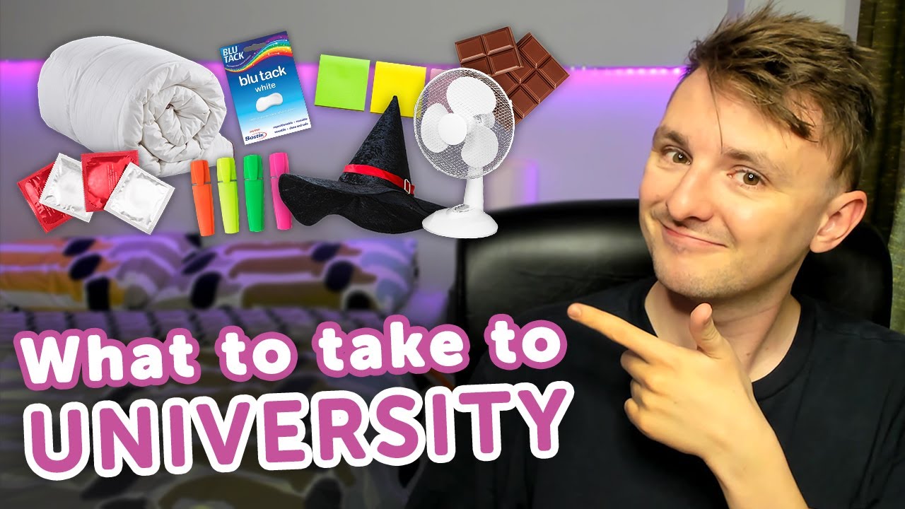 WHAT TO TAKE TO UNIVERSITY | essential student packing checklist