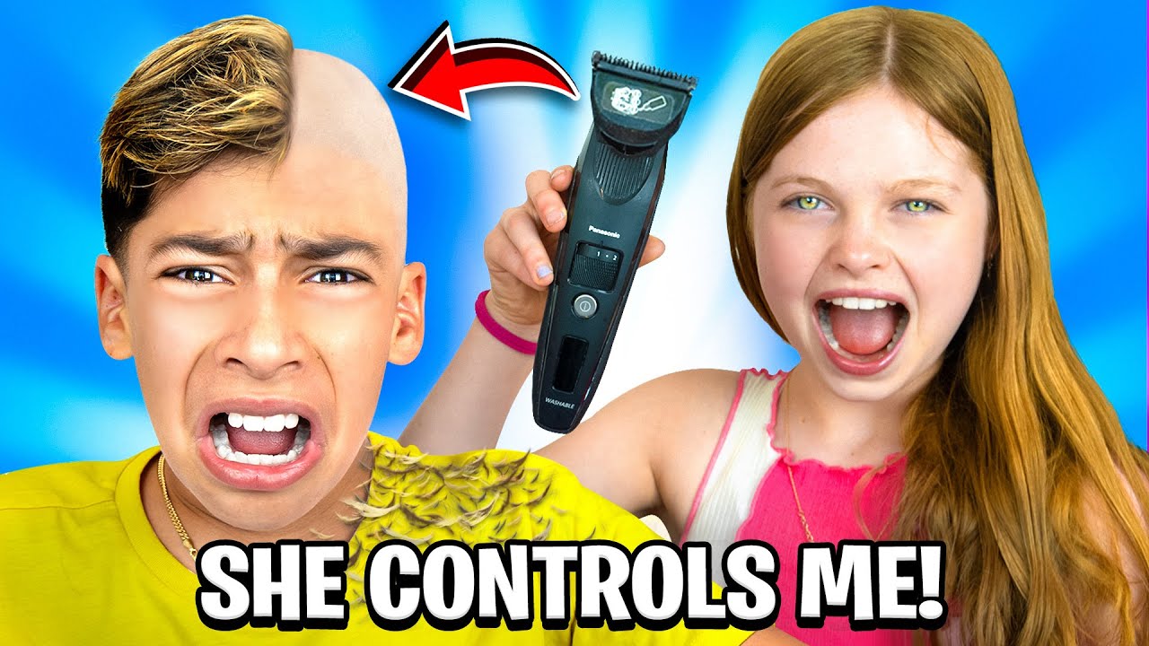 12 Year old Controls our life for 24 Hours! ft/ Jordan Matter