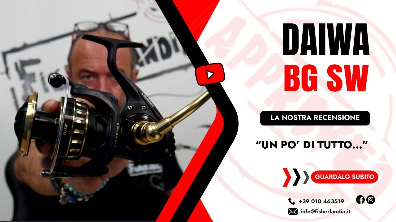 DAIWA BG SW - METTE TUTTI D'ACCORDO