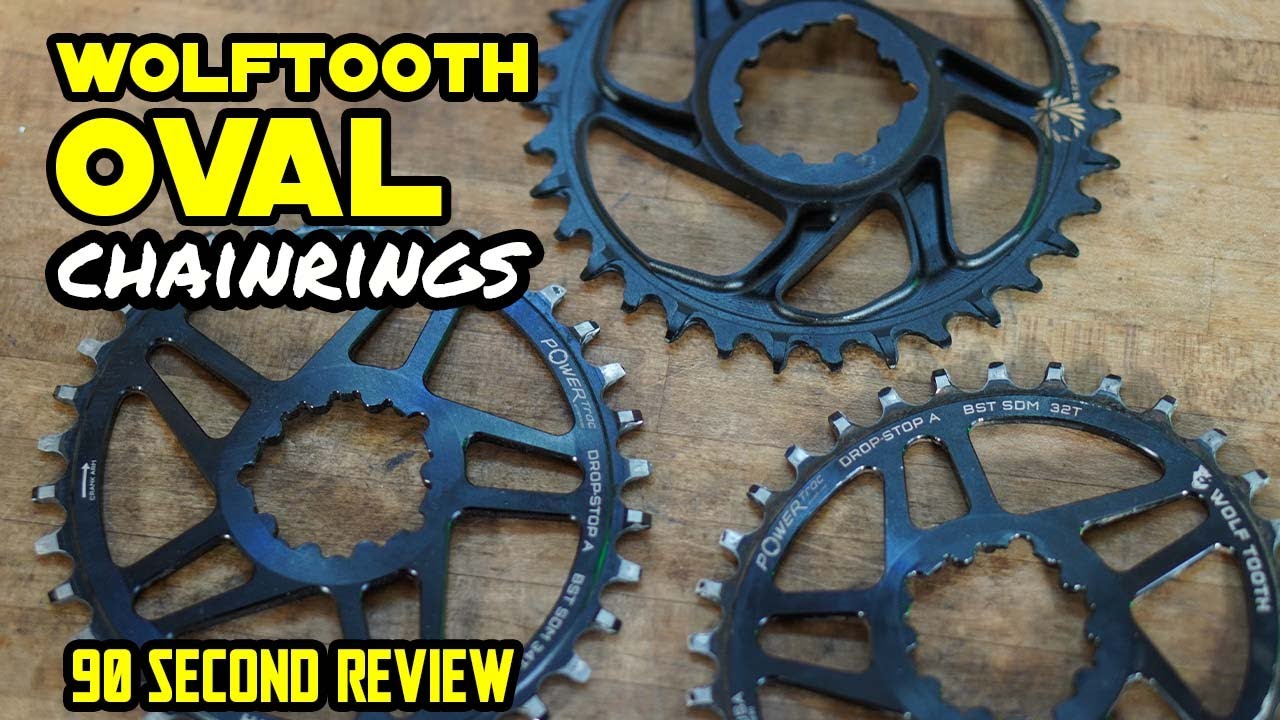 Is Round or Oval Better? - 90 Second Review - Wolf Tooth Oval Chainring