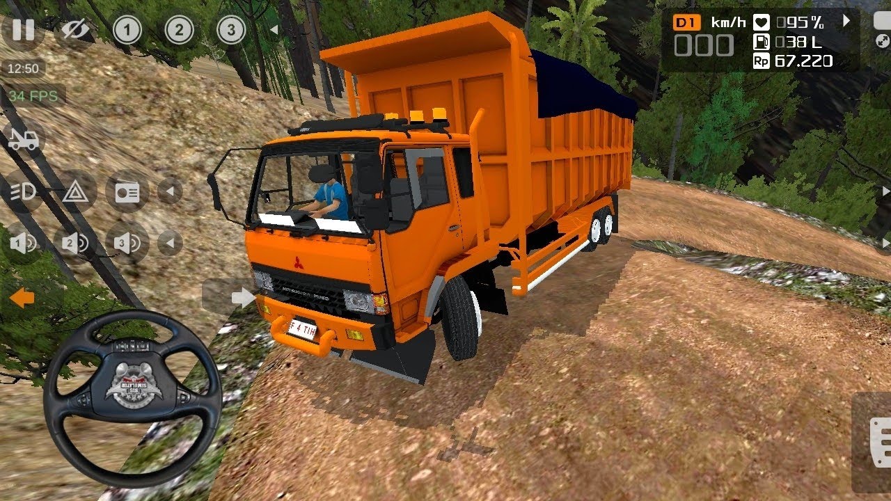 Driving Truck new BUSSID road mode 😱 android gameplay 🎮