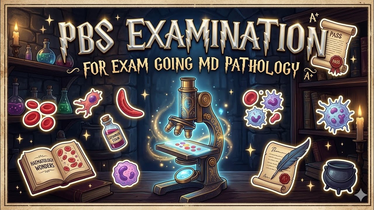 PBS EXAMINATION FOR EXAM GOING MD PATHOLOGY STUDENTS #pathology #neetss
