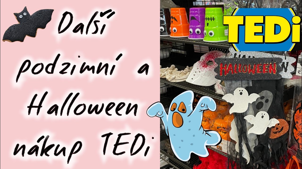 Pokračujeme! PODZIM a Halloween v TEDi!!! POJĎTE se mnou NAKUPOVAT!!