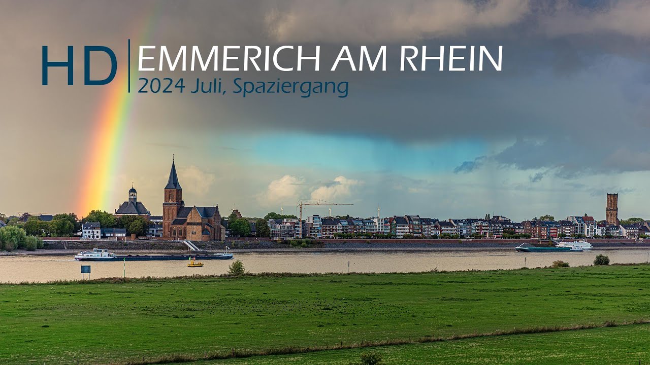 City Walk in Emmerich, Germany + Classic Music