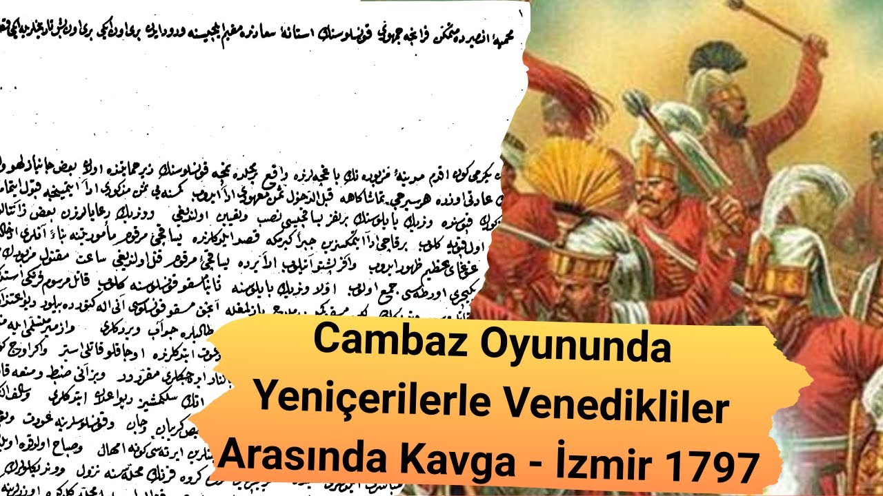 Cambaz Oyununda Yeniçerilerle Venedikliler Arasında Çıkan Kavga - İzmir 1797