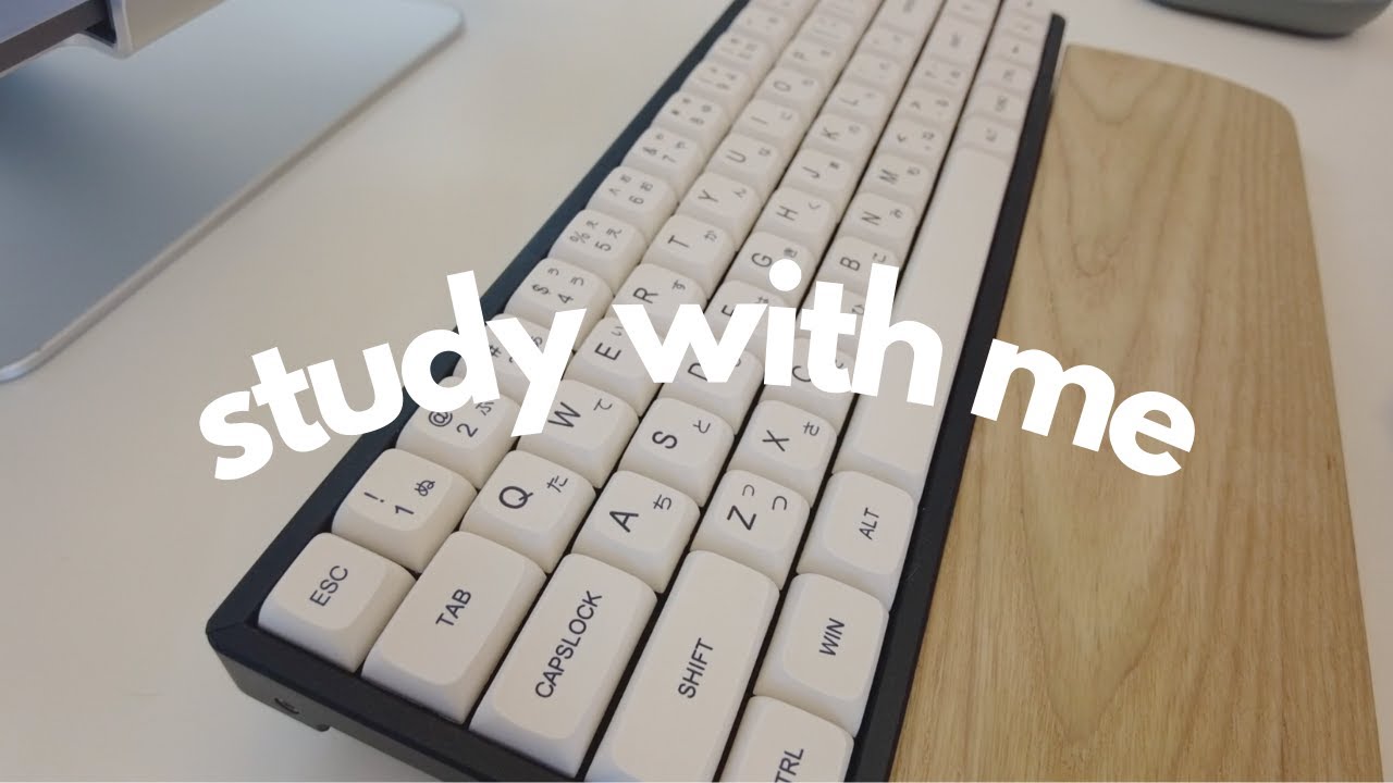 morning lofi study with me 🫧 | keyboard asmr