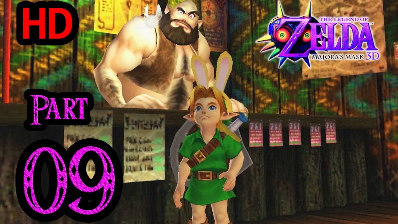 Zelda Majora's Mask 3D 100% Walkthrough 1080p HD Part 9 - Honey and Darling - Shooting Gallery
