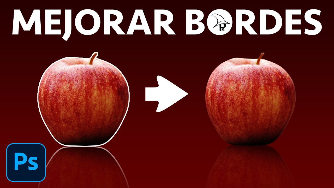 TRUCO para mejorar bordes de selección en cualquier versión de Photoshop