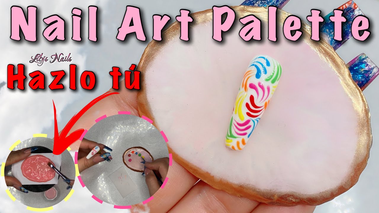 DIY Nail Art Palette 💅🏻🎨 Paleta para Arte en Uñas / Cómo hacerla tú mism@ muy Fácil