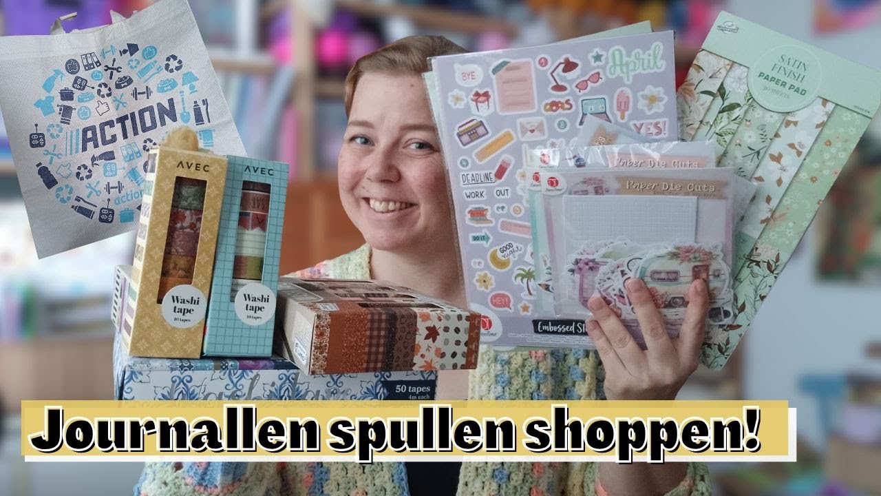 Journaling Shoplog Action 🛒 | Nieuwe Stationery, Stickers & Journal Spullen!