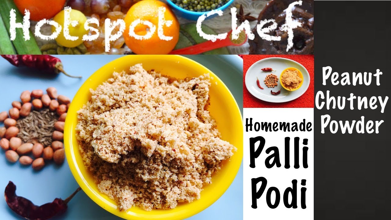PEANUT CHUTNEY POWDER, ANDHRA PALLI PODI Recipe