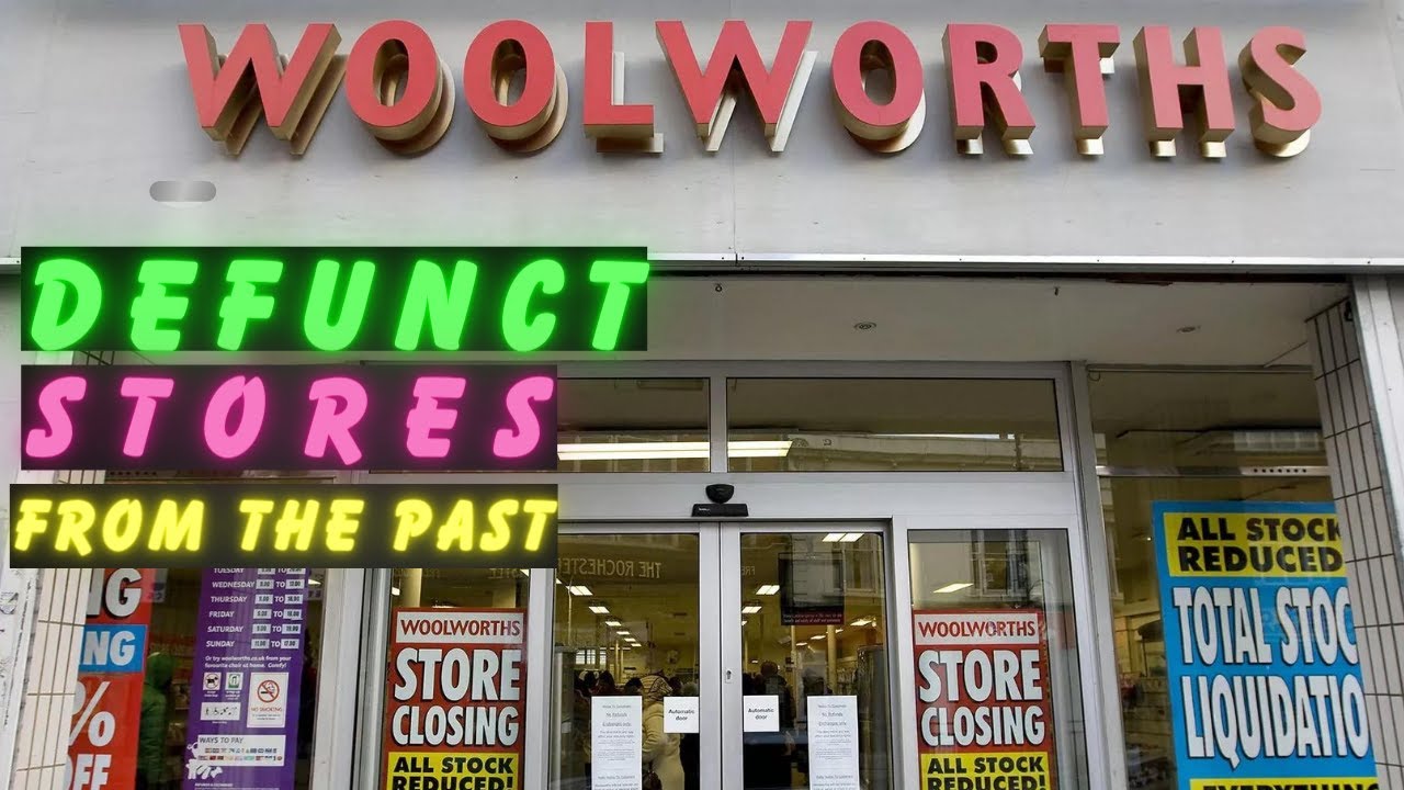 Closed Retail Stores in the USA You Remember but Are No Longer Around. Nostalgia in America.